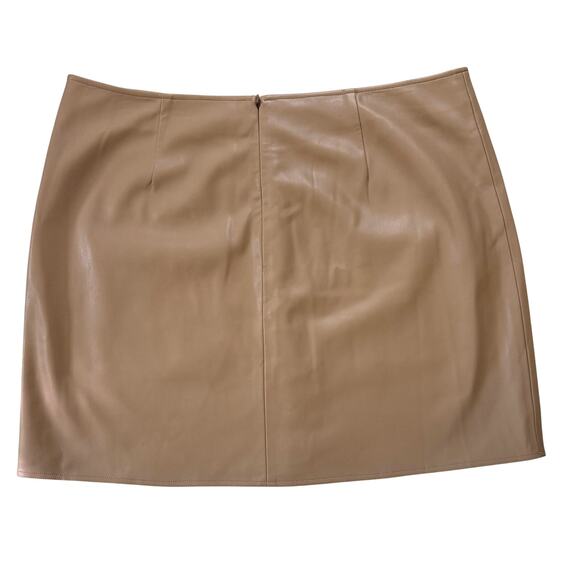 L'AGENCE Truman Vegan Leather Mini Skirt - Picture 11 of 11
